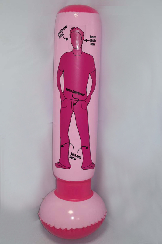Inflatable Star face tumbler Punch Him Punching Bag 