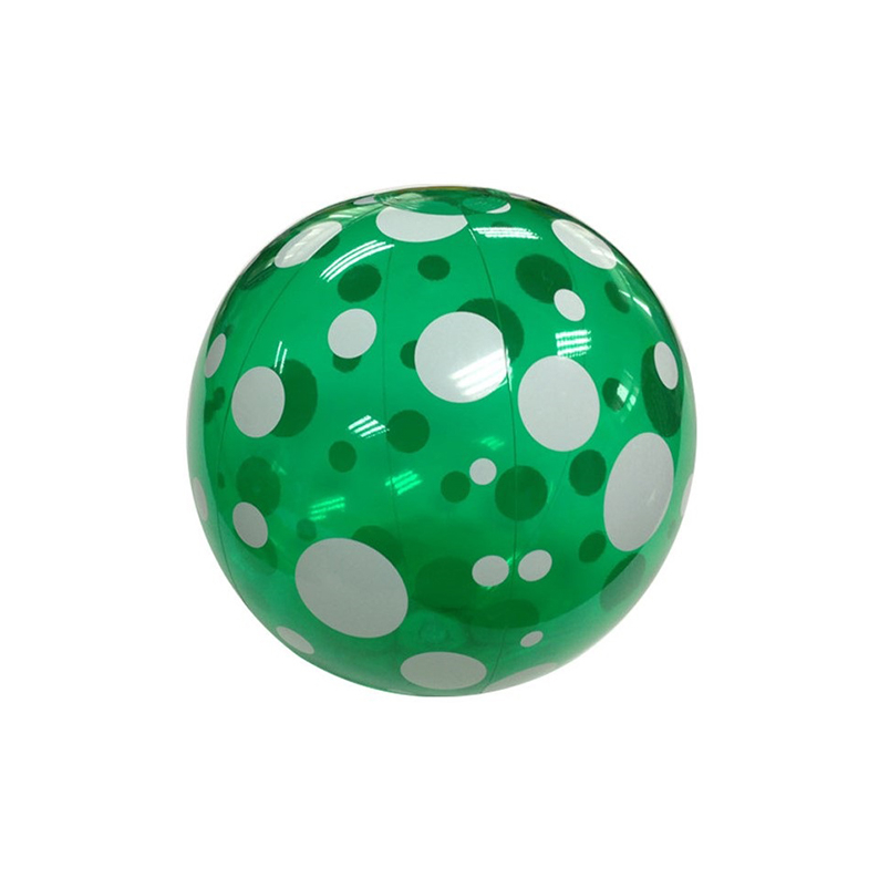 Inflatable Green Ball with White Dots (BR-2906)