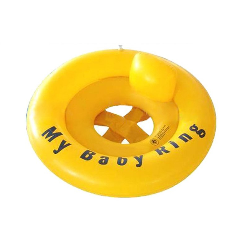 Inflatable Yellow Roaster Split Swim Ring