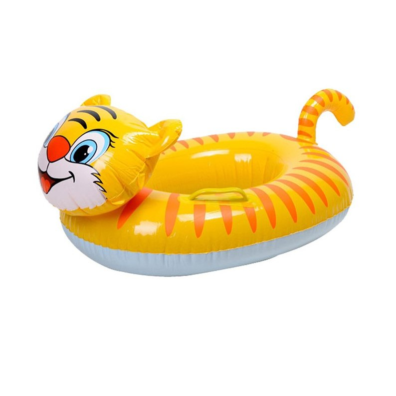 Inflatable Yellow Tiger Floating Baby Seat