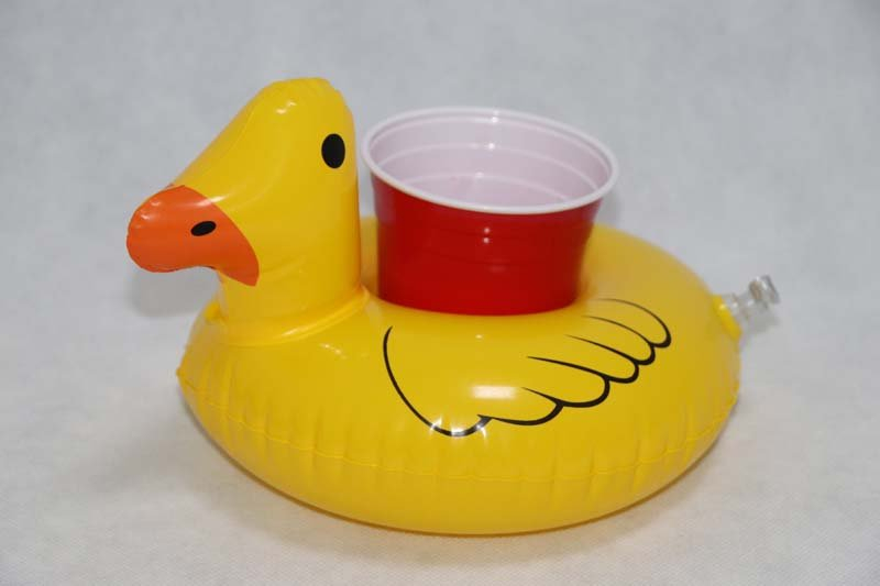 Duck PVC inflatable coasters