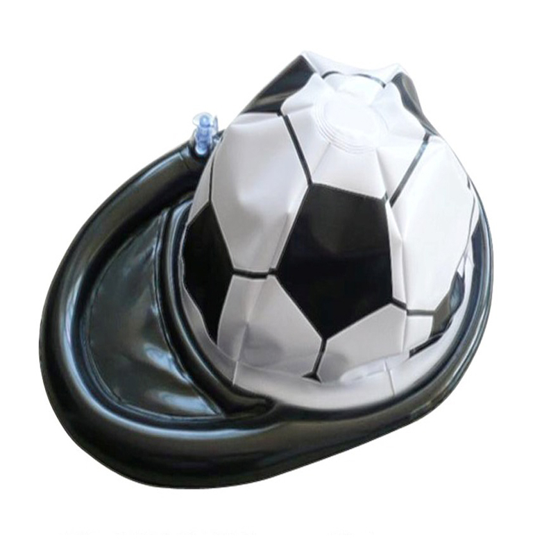 Inflatable soccer hat 