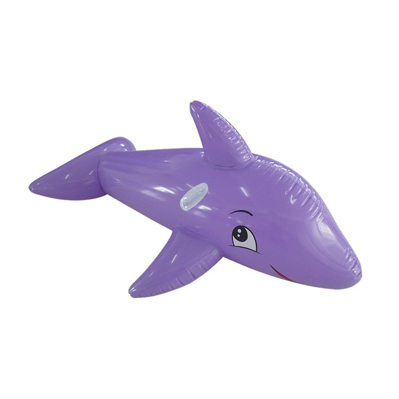 Inflatable Purple Dolphine Ride On 
