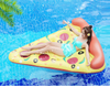 Inflatable Toys for The Lake,Holiday Inflatable Items Manufacturer Inflatable Pizza Float Circle Beach Bed Sunbathe Mat Water Party Toys