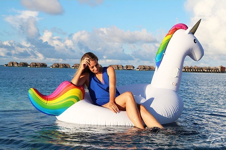 Inflatable unicorn Pool Float cactus Swimming Float pineapple Float inflatable watermelon Swimming Ring Inflatable Pizza Float