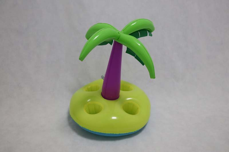 New Inflatable Palm Tree Drink Pool Float Inflatable Palm Tree Coasters Cola Beverage Cup Holder Event Christmas Party Supplies